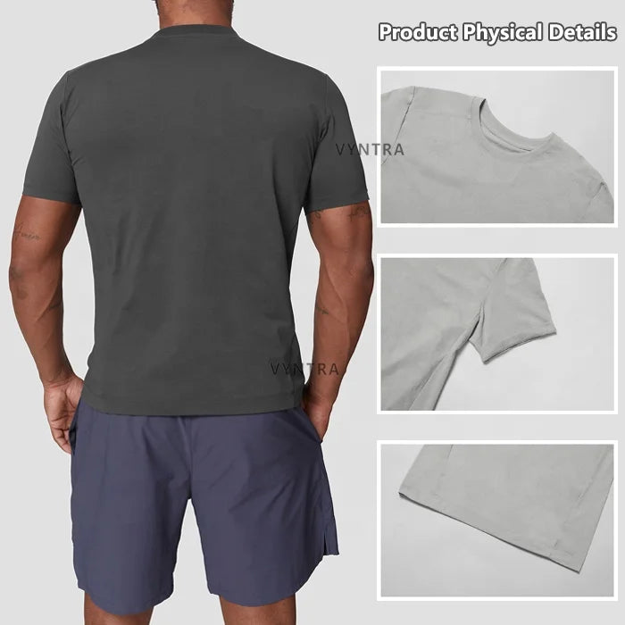 Custom 7A Antibacteriële UPF 50+ Zonnebeschermende Korte Mouwen Actieve UV Gym Shirts Heren Outdoor Hiking Reizen Golf Sport T-shirt Wearduffled.com