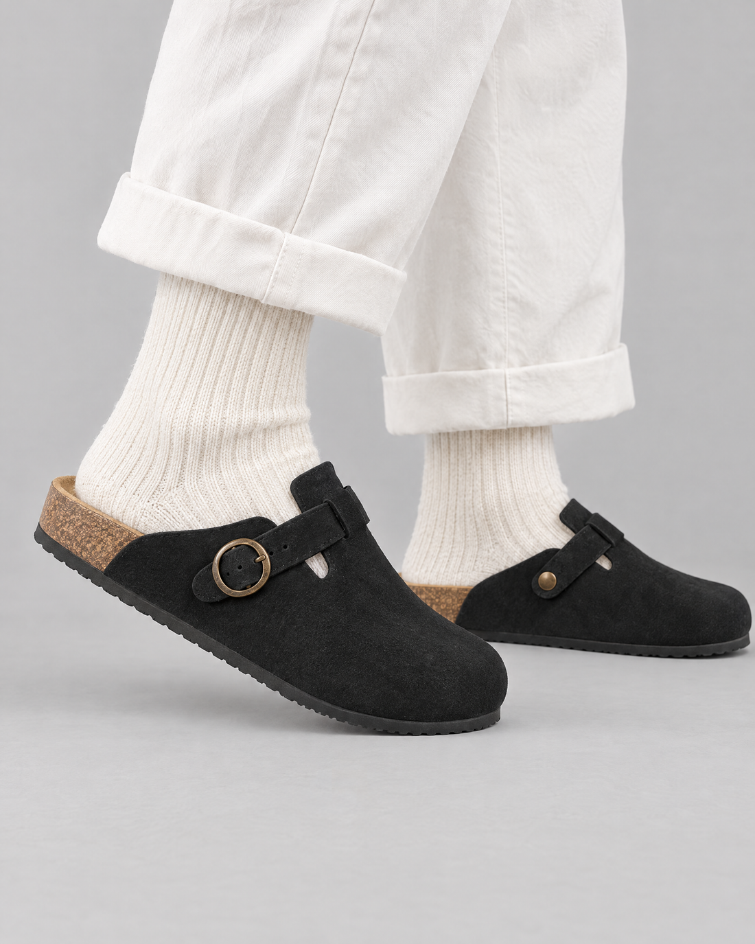 Vegan Suede Clogs - Unisex Wearduffled.com