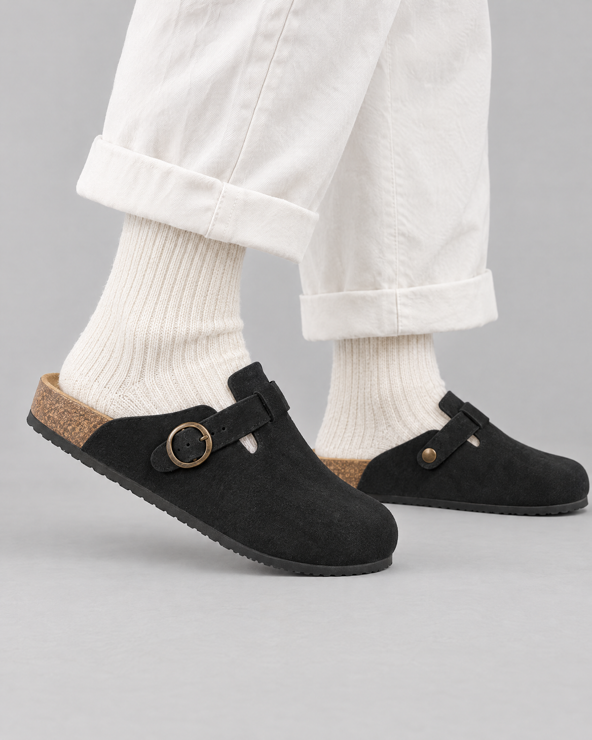 Vegan Suede Clogs - Unisex Wearduffled.com