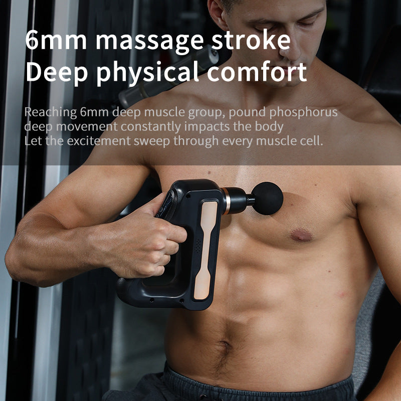 Electric Muscle Massage Gun with Multiple Attachments Wearduffled.com