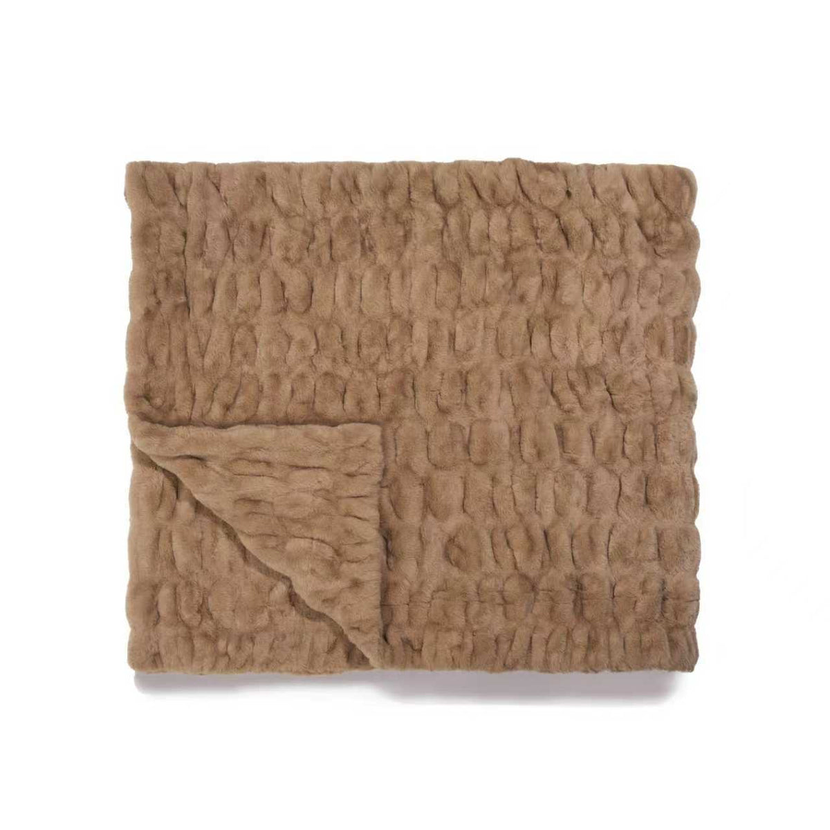 Luxury Rabbit Velvet Sofa Blanket Throw Blanket Wearduffled.com
