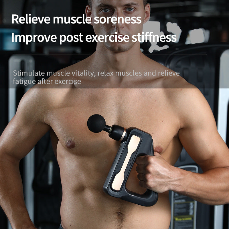 Electric Muscle Massage Gun with Multiple Attachments Wearduffled.com