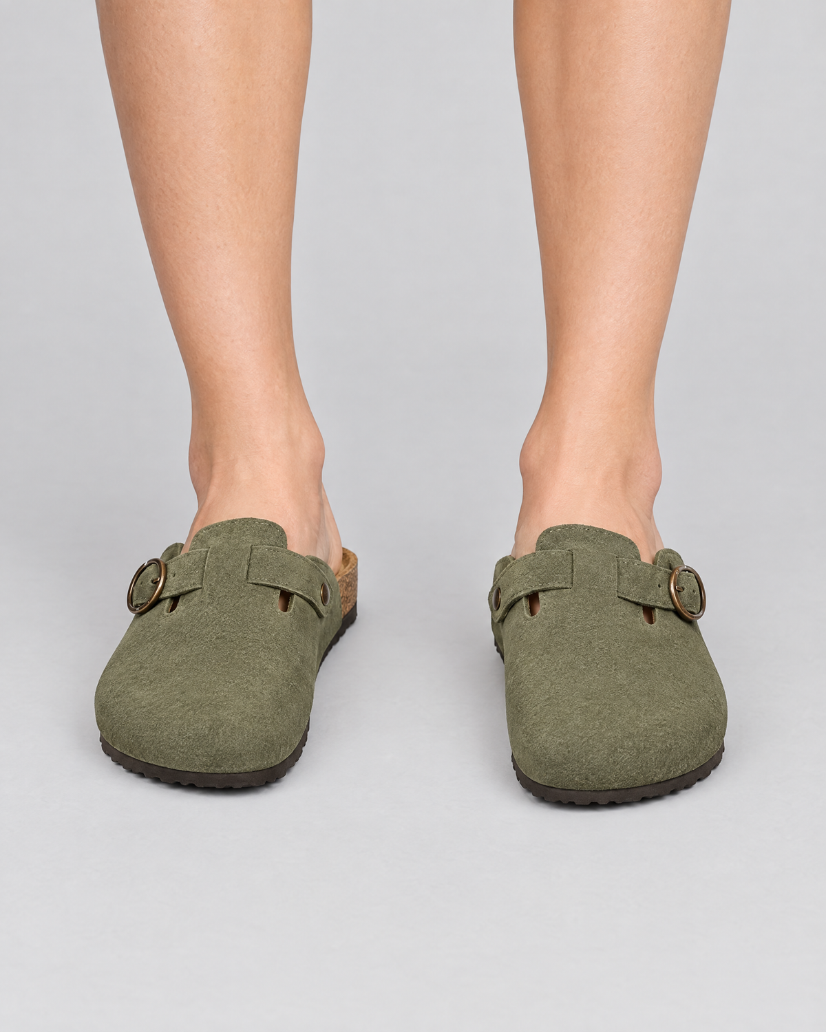 Vegan Suede Clogs Wearduffled.com
