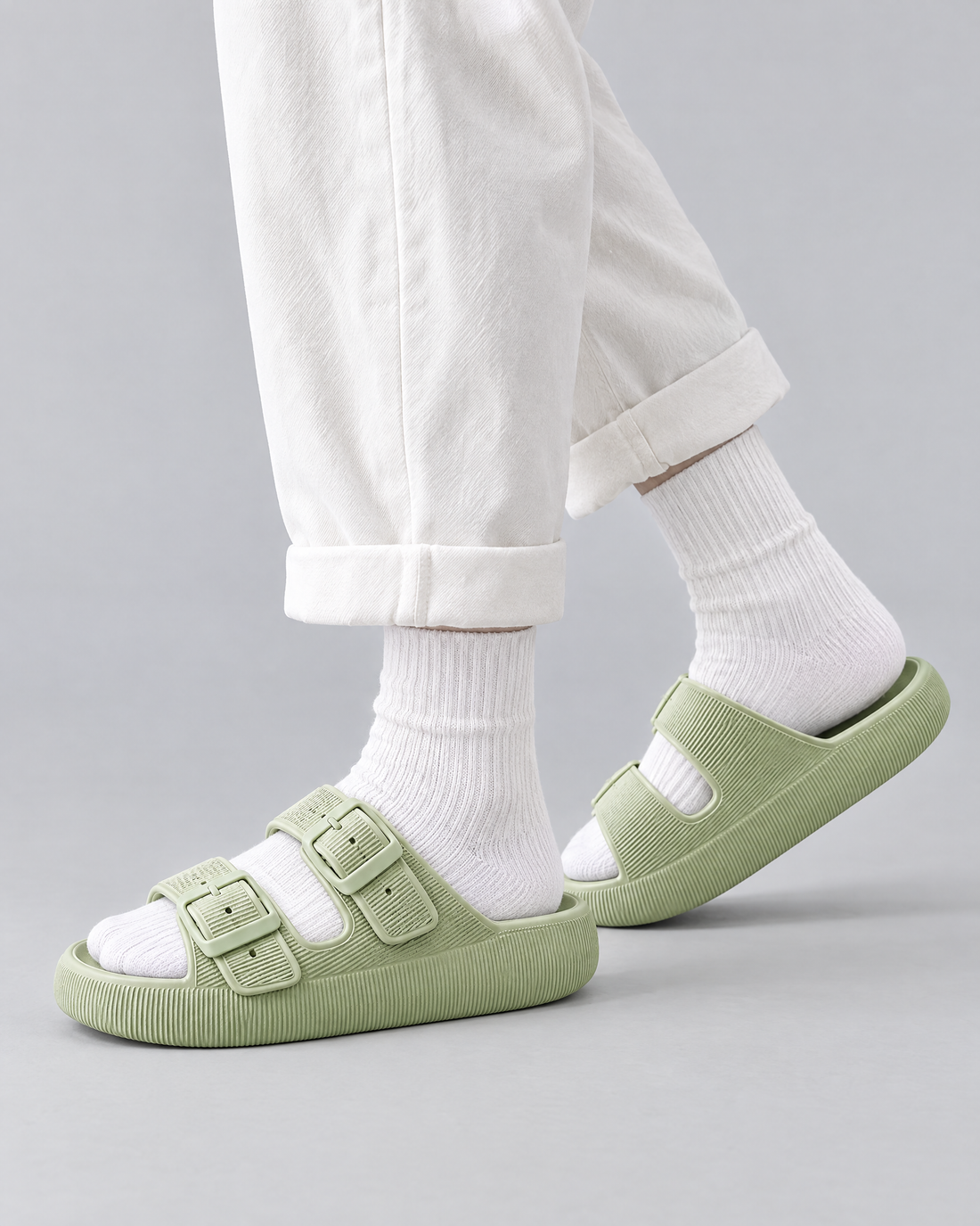 Cloud Slide  Double Buckle Wearduffled.com