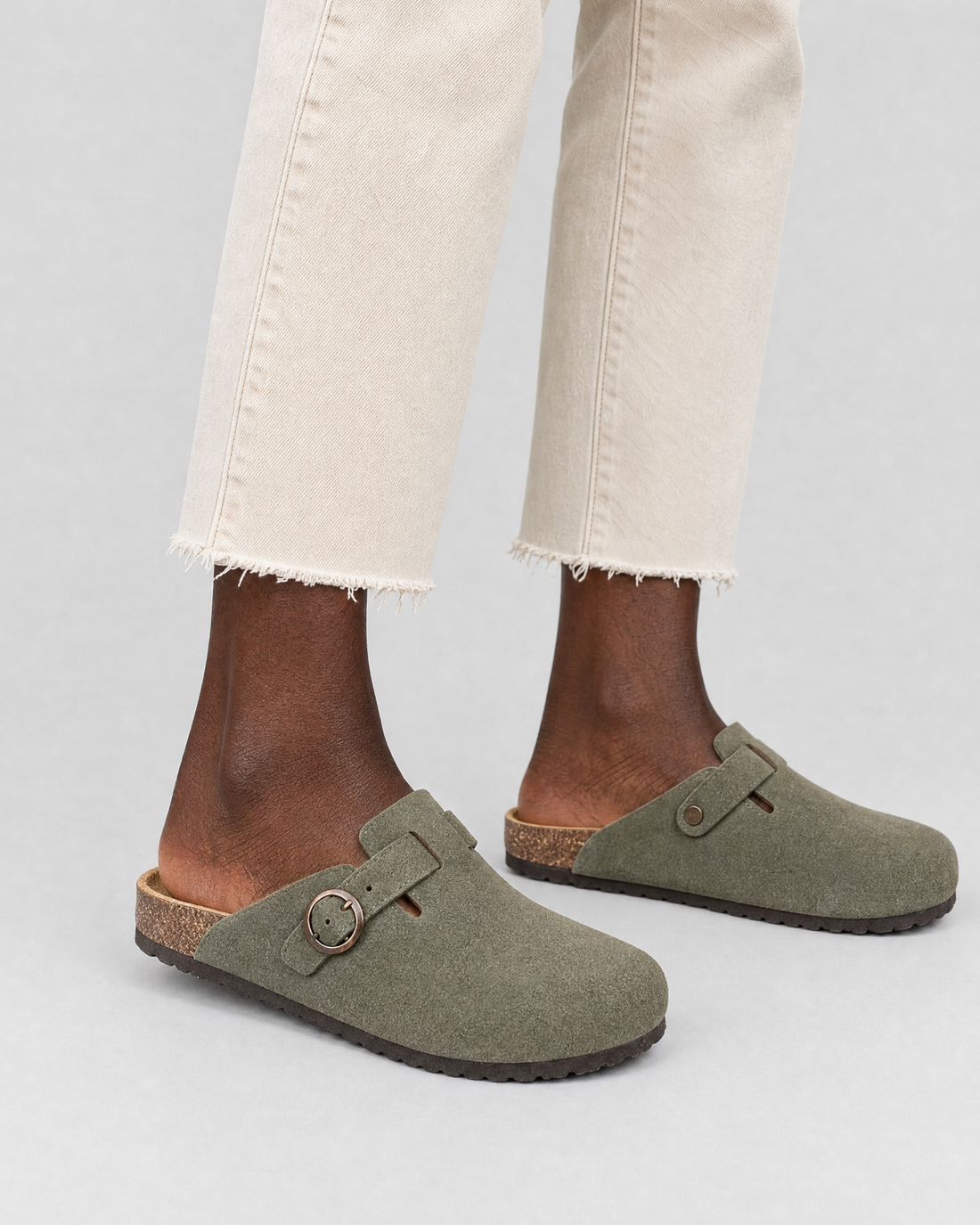Vegan Suede Clogs Wearduffled.com